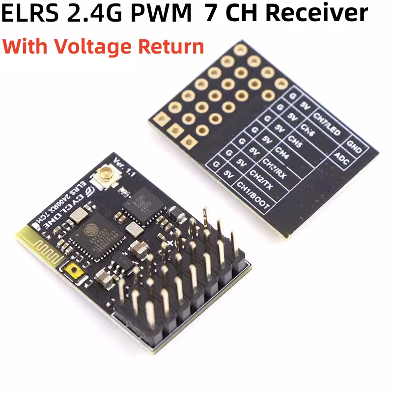 Rc Helicopter Remote Control - Rcカー、fpvドローン、クワッドコプター、elrs 2.4g、pwm、7ch、6ch、crsfレシーバー、サイクロンサポート、elrs 3.2プロトコル用の銅パイプアンテナ