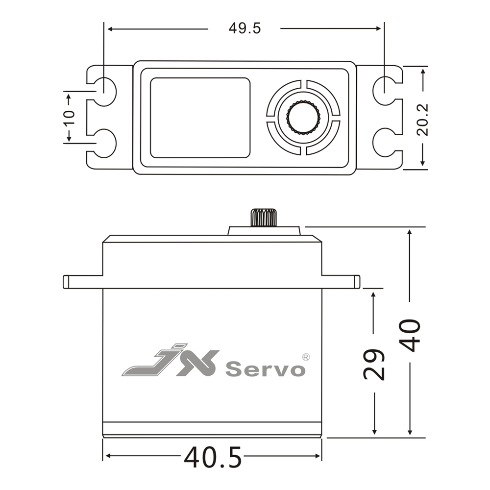 JX BLS6034HV 60g 33kg ブラシレスデジタ - Rc Helicopter Servo のレビューと価格