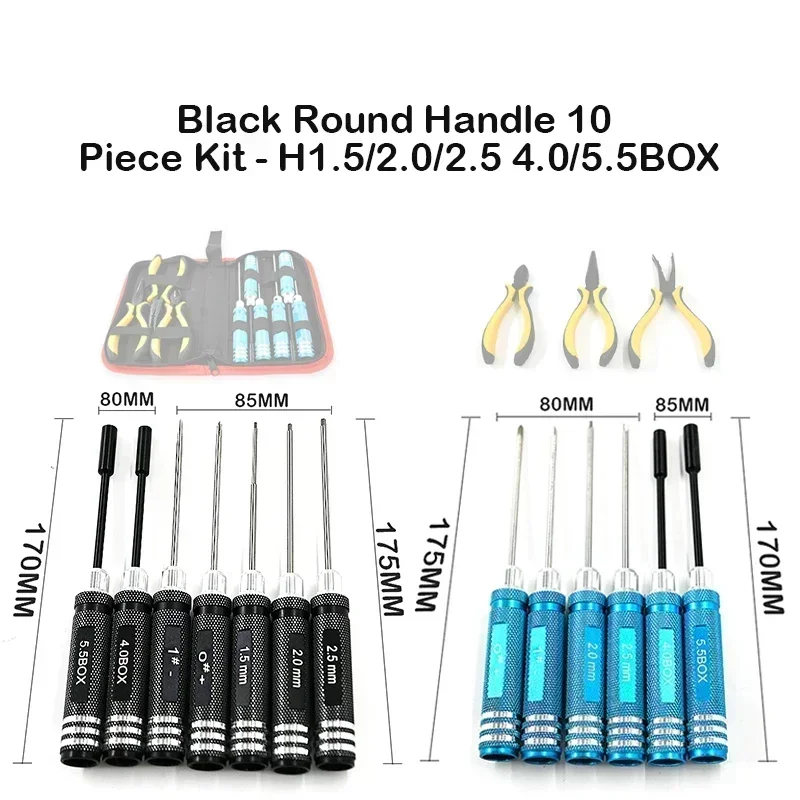 10個入りセット：ボールジョイント、10種類のRCヘリコプタ - Rc Helicopter Tool Kit のレビューと価格