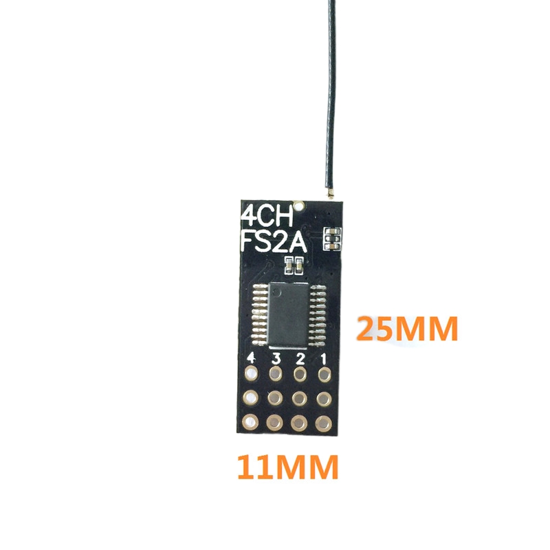 Flysky FS2A ミニレシーバー 4CH AFHDS  - Rc Helicopter Remote Control のレビューと価格