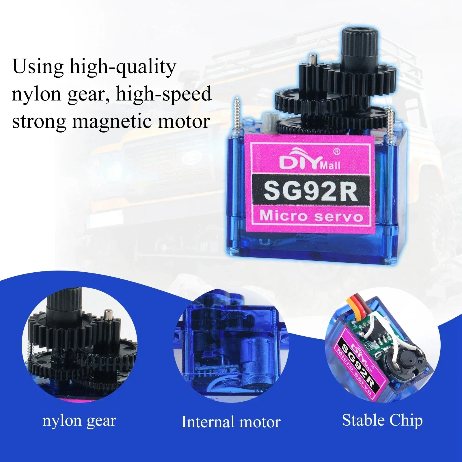 SG92R 9g マイクロアナログサーボモーター 1/2/4 - Rc Helicopter Servo のレビューと価格