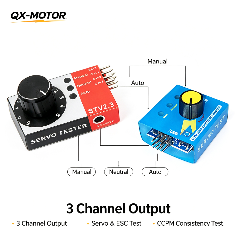 RCサーボテスター 3チャンネルCCPM整合性テスター ST - Rc Helicopter Remote Control のレビューと価格